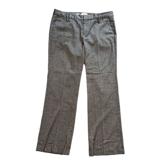 GAP Stretch Straight Fit Trouser Pant Slacks Brown Grey size 10 - Picture 1 of 5